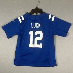 Nike On Field Andrew Luck Indianapolis Colts #12 Blue Jersey size 4t Youth